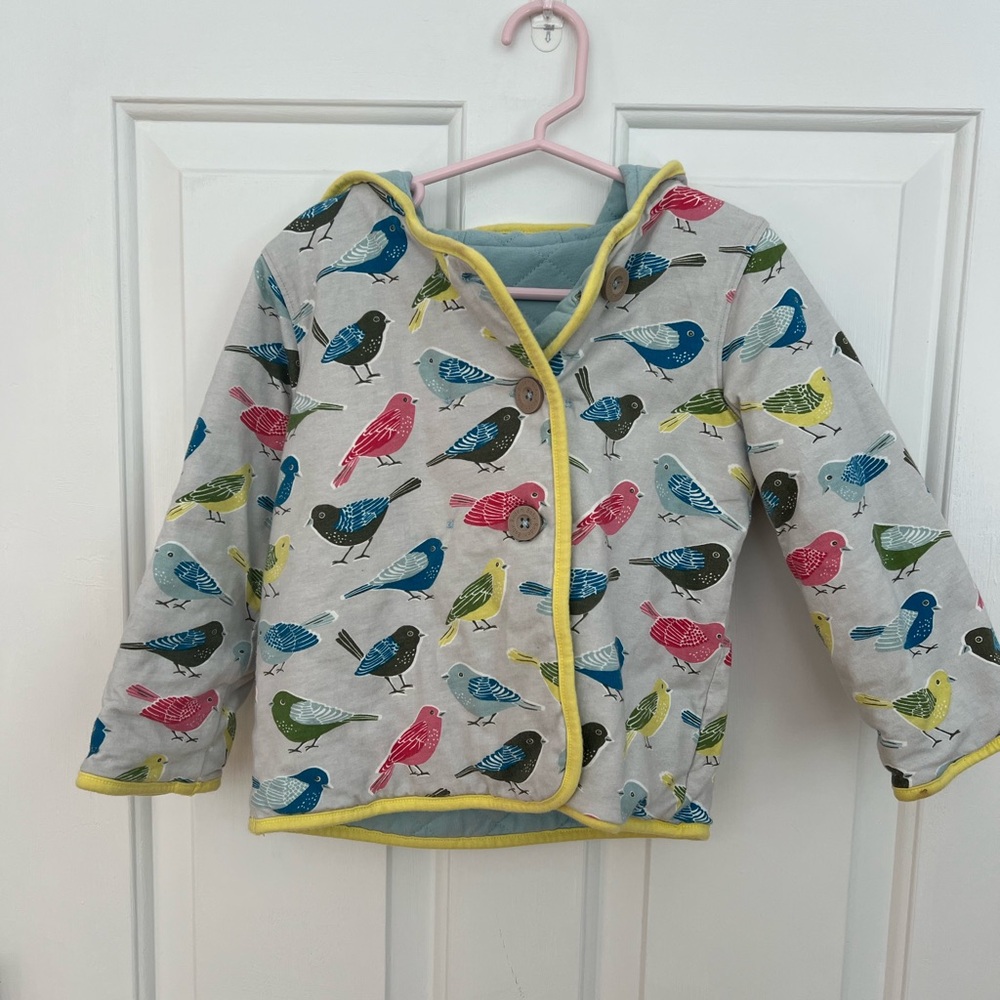 2T Baby Boden reversible quilted cotton jacket